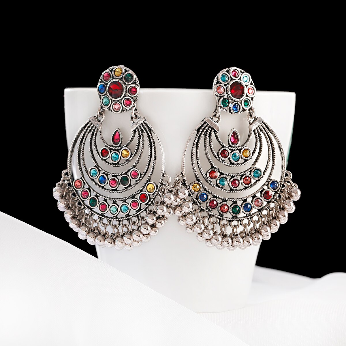 Ethnic-Summer-Crystal-Beads-Silver-Color-Round-Pendient-Jhumki-Earrings-For-Women-Luxury-Tassel-Wedd-1005002636271561-5