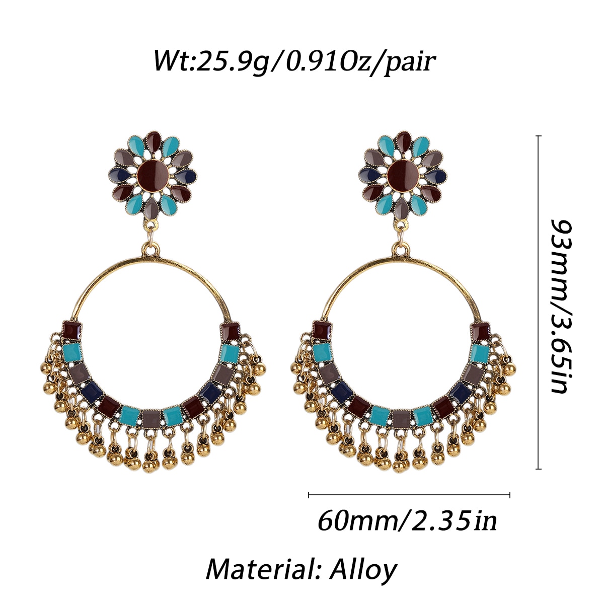 Ethnic-Vintage-Big-Round-Dangle-Earrings-for-Women-Boho-Green-Flower-Beads-Tassel-Earrings-Party-Jew-1005005057264367-2