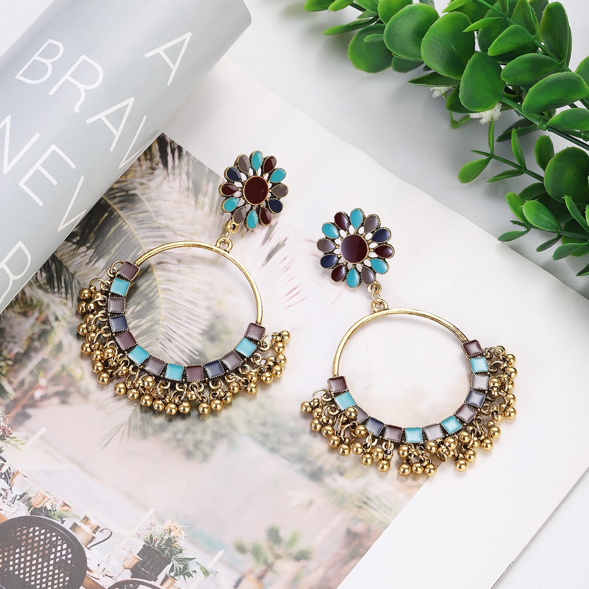 Ethnic-Vintage-Big-Round-Dangle-Earrings-for-Women-Boho-Green-Flower-Beads-Tassel-Earrings-Party-Jew-1005005057264367-6