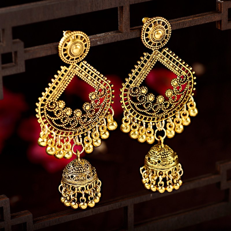 Ethnic-Women-Big-Gold-Color-Dangle-Earrings-Jhumka-Indian-Earrings-Vintage-Drop-Earring-Lantern-Tass-33013039731-2
