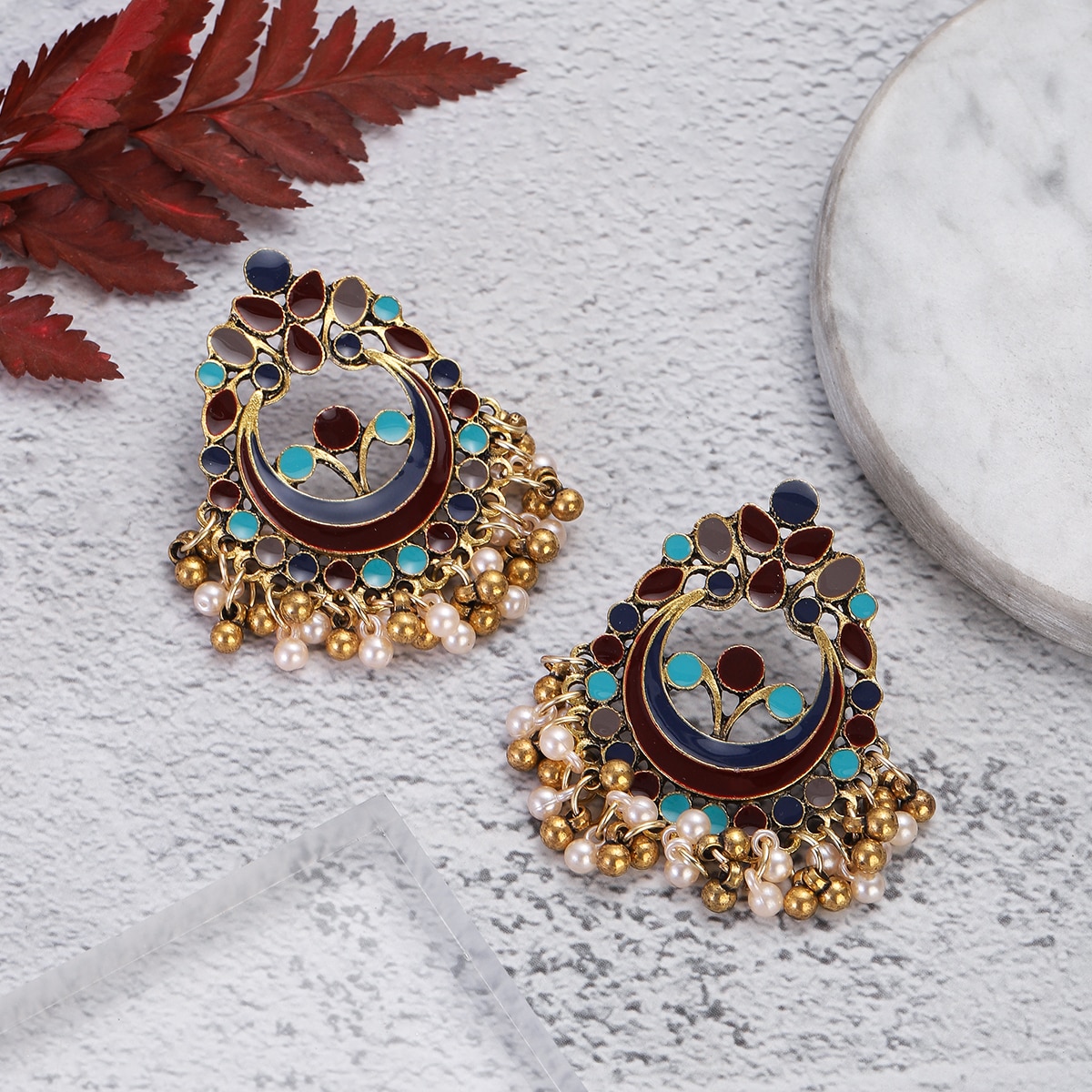 Ethnic-Women-Round-Flower-Dangle-Earrings-Jhumka-Indian-Earrings-Vintage-Fashion-Beads-Tassel-Jhumka-1005005133355004-11