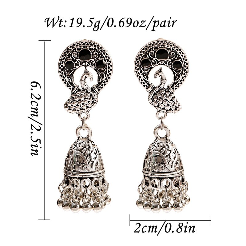 Indian-Tribal-Gypsy-Silver-Color-Peacock-Earring-For-Women-2020-Boho-Vintage-Earring-Ethnic-Jewelry--4001251143024-9