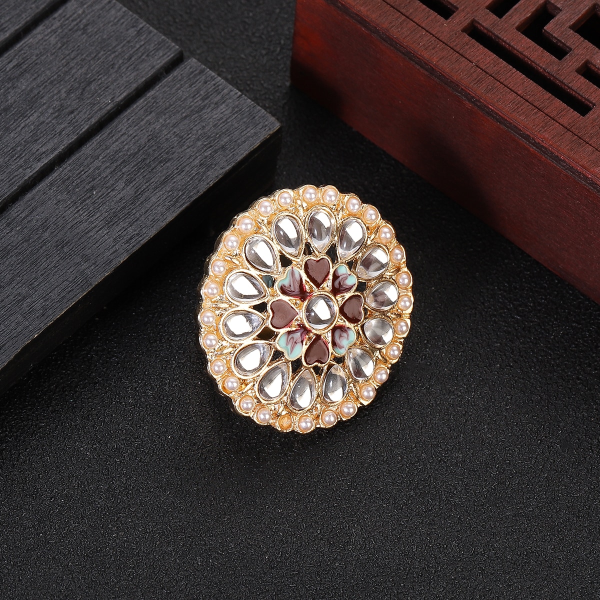 Luxury-CZ-Zircon-Flower-Rings-Indian-Jewelry-For-Women-Retro-Pearl-Finger-Ring-Banquet-Wedding-Jewel-1005004586993179-3