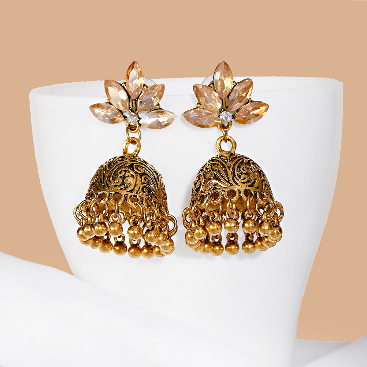Luxury-Indian-Jhumka-Earrings-For-Women-Retro-Flower-Carved-CZ-Big-Bells-Tibetan-Earrings-Oorbellen-1005004770824397-5