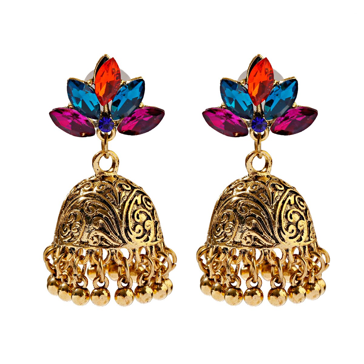 Luxury-Indian-Jhumka-Earrings-For-Women-Retro-Flower-Carved-CZ-Big-Bells-Tibetan-Earrings-Oorbellen-1005004770824397-7