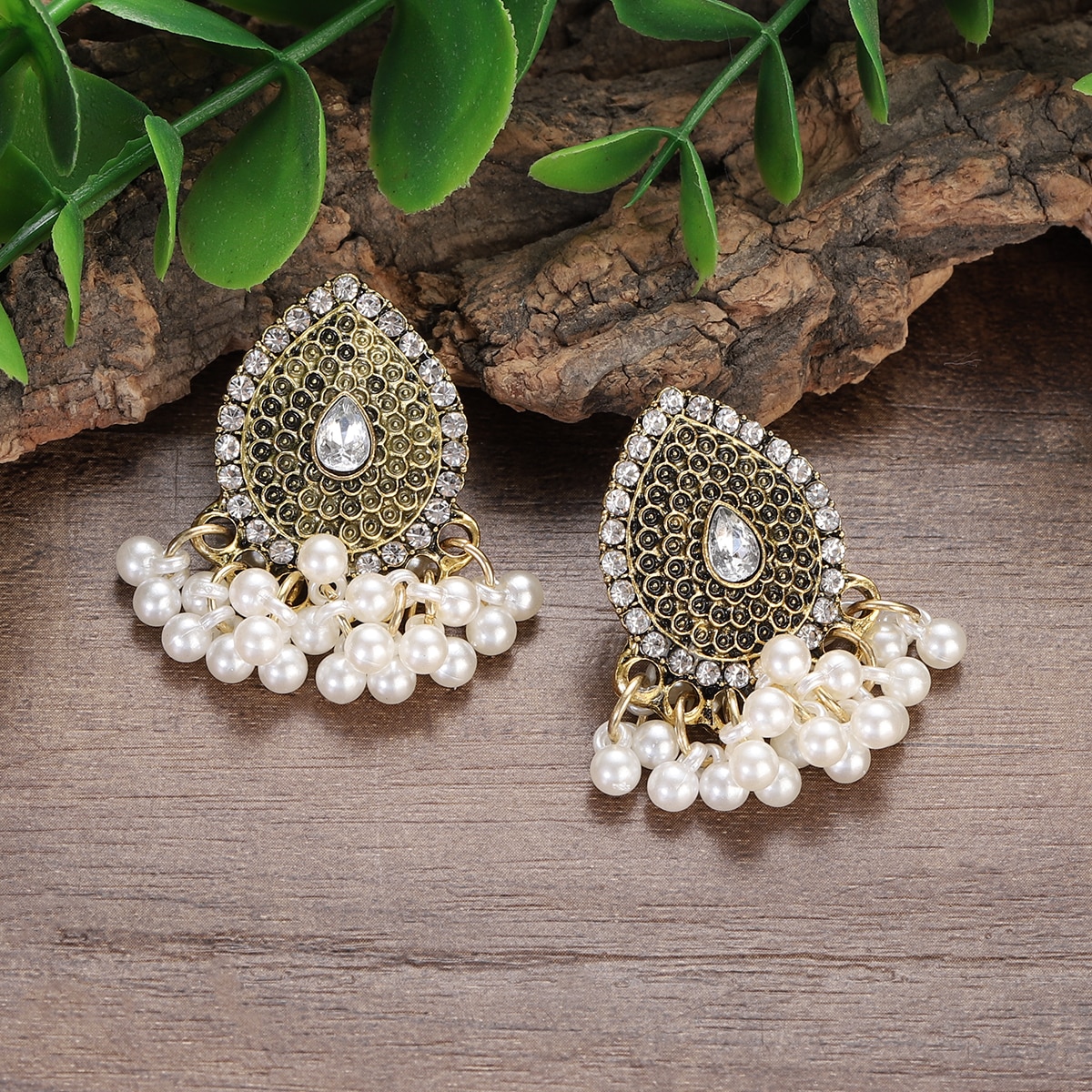 Luxury-White-CZ-Water-Drop-Earrings-For-Women-Ethnic-Vintage-Bohemian-Gold-Color-Statement-Earrings-1005004700736114-2