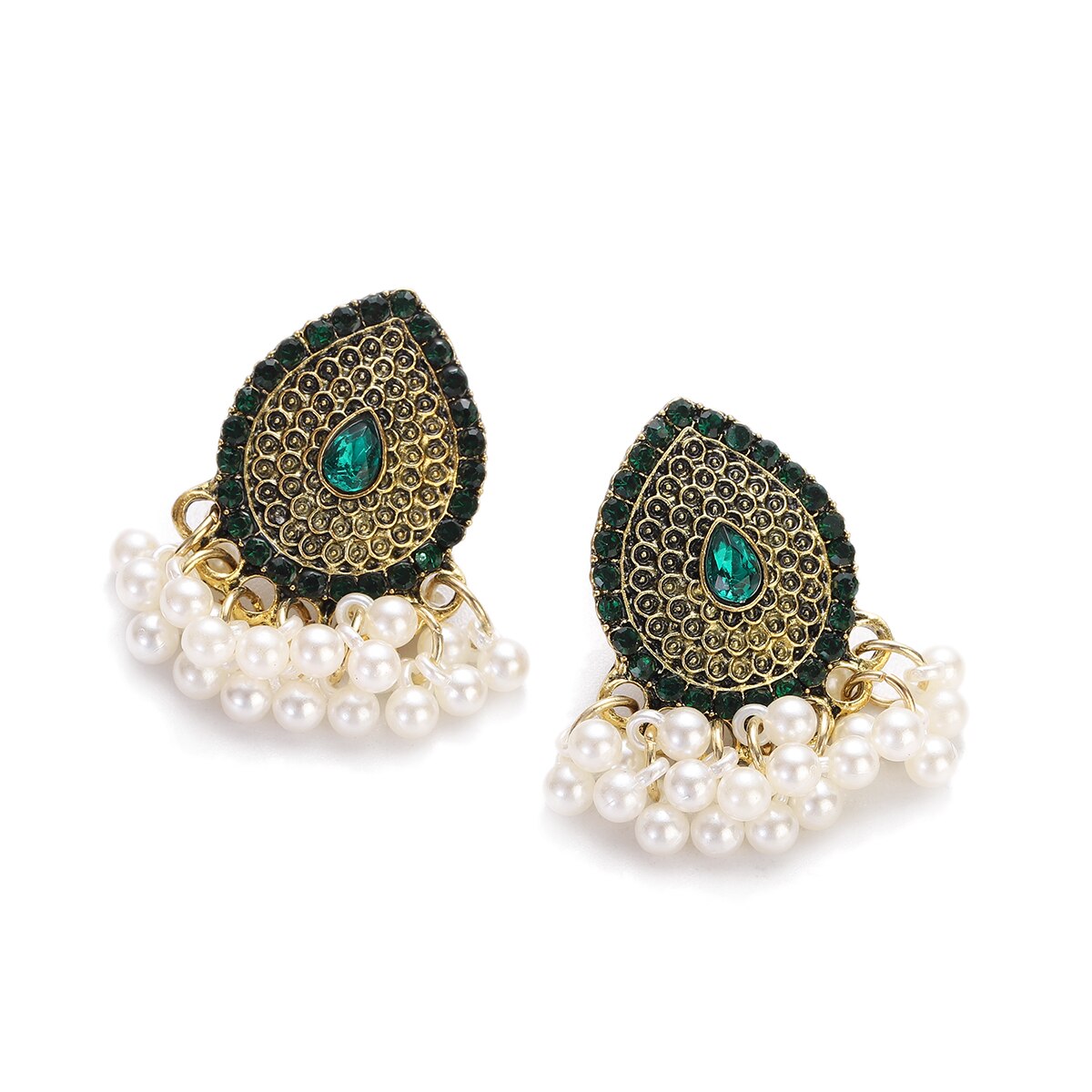 Luxury-White-CZ-Water-Drop-Earrings-For-Women-Ethnic-Vintage-Bohemian-Gold-Color-Statement-Earrings-1005004700736114-3