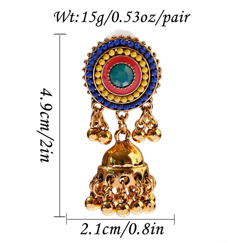 New-Vintage-Corful-Beaded-India-Wedding-Earrings-Hangers-Classic-Gold-Color-Ladies-Earrings-Bohemian-1005003160780528-8