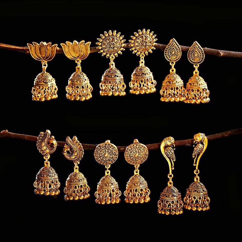 Retro-Gold-Color-Peacock-Ladies-Earrings-Tibetan-Jewelry-Gypsy-Vintage-Geometric-Tassel-Earrings-Ore-2255800602547134-2