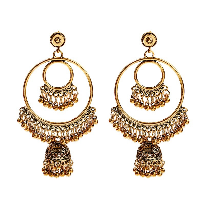 Retro-Indian-Jewelry-Jhumka-Jhumki-Drop-Earrings-Gypsy-Gold-Silver-Color-Tassel-Earrings-For-Women-F-4000589720104-5