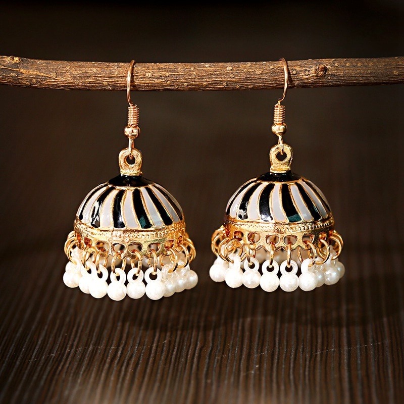 Retro-Stripe-Shape-Jhumka-Earrings-For-Women-2020-Ethnic-Classical-Imitation-Pearls-Tassel-Earrings--1005001296022672-3