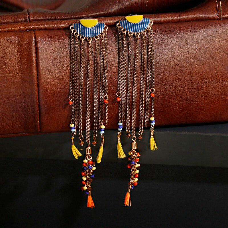 Summer-Boho-Gold-Color-Long-Tassel-Ladies-Dangle-Earrings-Hippie-Ethnic-Women-Jewelry-Bohemian-Fring-1005003026909403-3