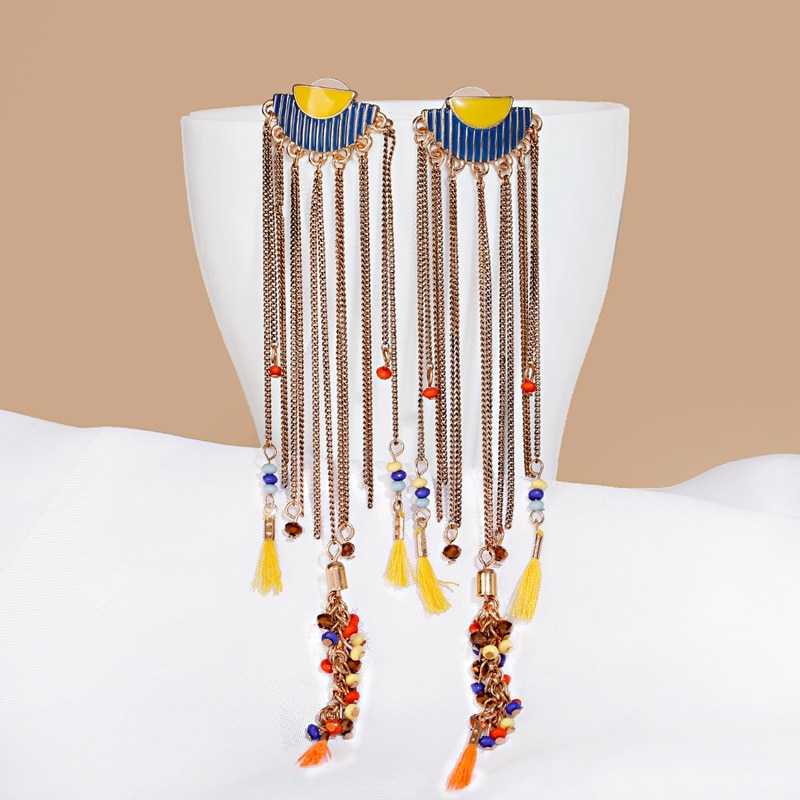Summer-Boho-Gold-Color-Long-Tassel-Ladies-Dangle-Earrings-Hippie-Ethnic-Women-Jewelry-Bohemian-Fring-1005003026909403-4