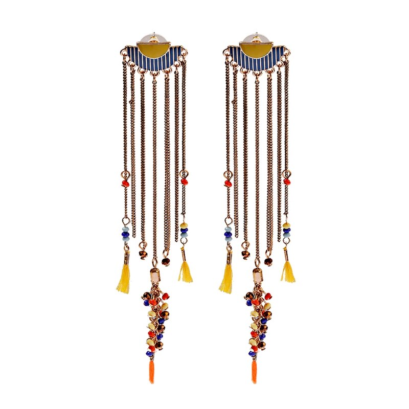Summer-Boho-Gold-Color-Long-Tassel-Ladies-Dangle-Earrings-Hippie-Ethnic-Women-Jewelry-Bohemian-Fring-1005003026909403-5
