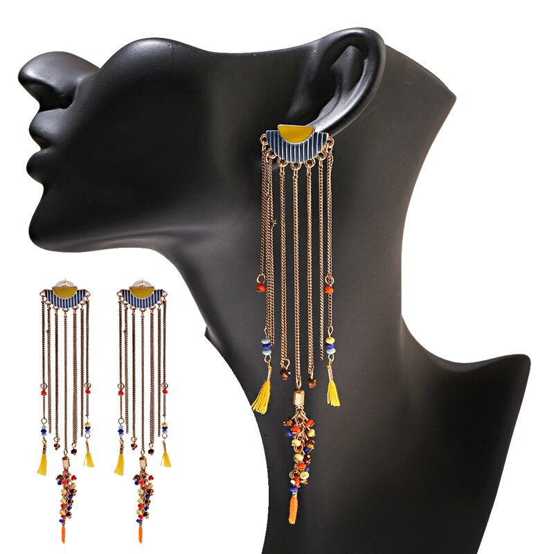 Summer-Boho-Gold-Color-Long-Tassel-Ladies-Dangle-Earrings-Hippie-Ethnic-Women-Jewelry-Bohemian-Fring-1005003026909403-7