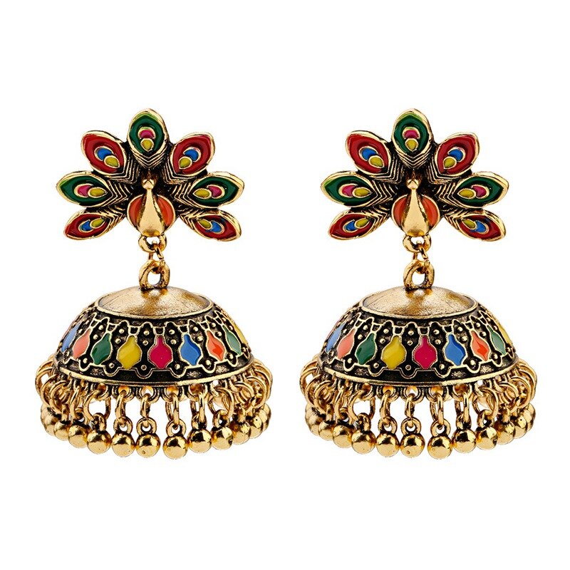 Vintage-Antique-Indian-Bollywood-Peacock-Carved-Jhumka-Jhumki-Earrings-Women-Boho-Ethnic-Gold-Color--3256801644776993-2