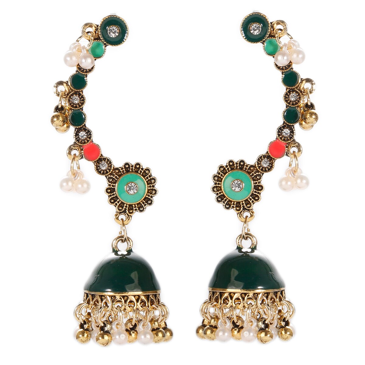 Vintage-Black-Dripping-Oil-Indian-Earring-For-Women-Pendient-Ethnic-Flower-Earring-Tibetan-Jewelry-B-1005004041465466-3