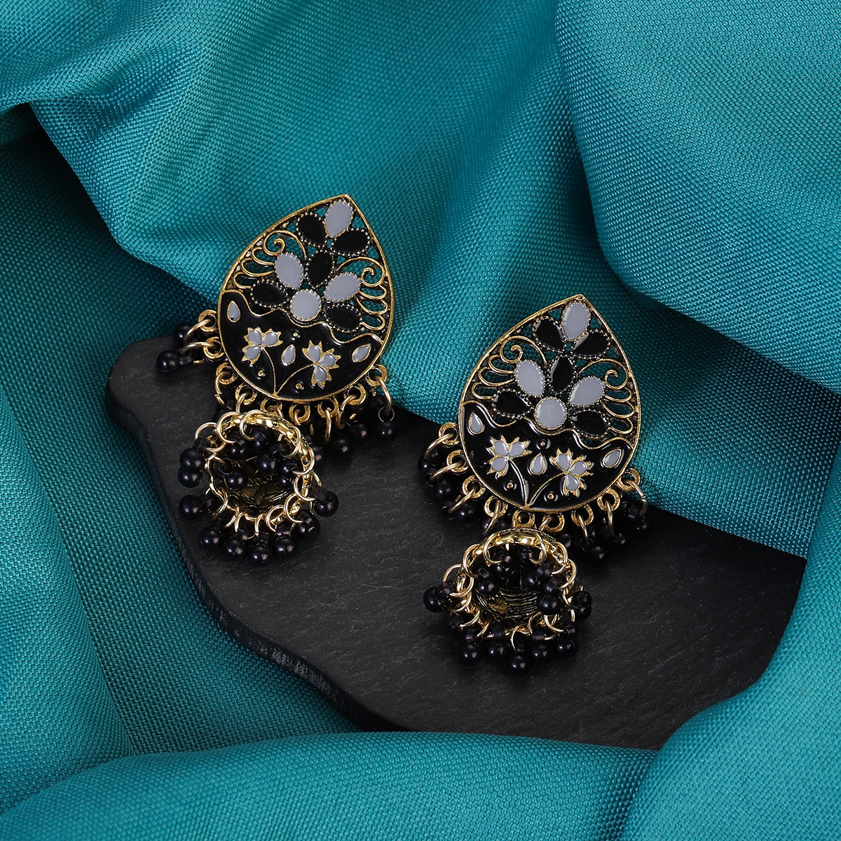 Vintage-Fashion-Water-Drop-Dangle-Earrings-for-Women-Ethnic-Indian-Jewelry-Blue-Flower-Tassel-Dangli-3256804947025776-3