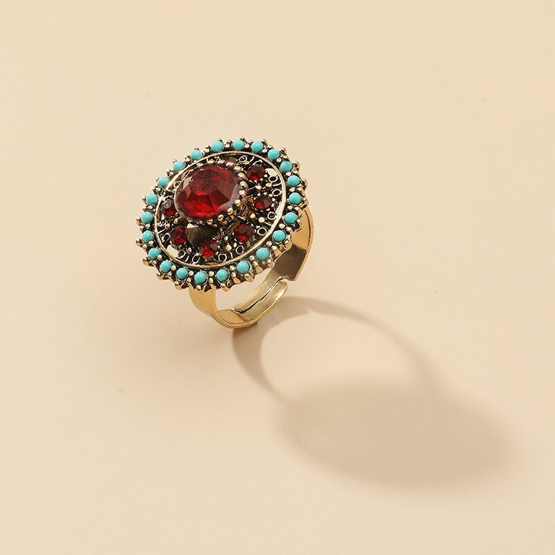 Vintage-Luxury-Red-Crystal-Turquoises-Indian-Jewelry-Retro-Flower-Gold-Color-Alloy-Round-Adjustable--1005004497564738-3