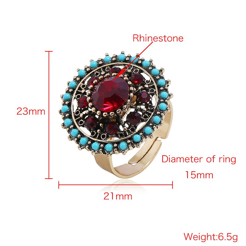 Vintage-Luxury-Red-Crystal-Turquoises-Indian-Jewelry-Retro-Flower-Gold-Color-Alloy-Round-Adjustable--1005004497564738-5