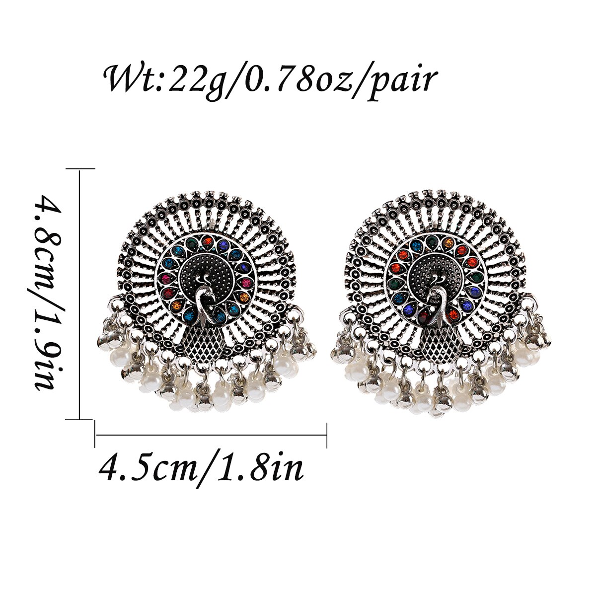 Vintage-Pearl-Bead-Peacock-Shape-Dangle-Earrings-Alloy-Metal-Tassel-Women-Silver-Color-Round-Fashion-1005002651300465-7