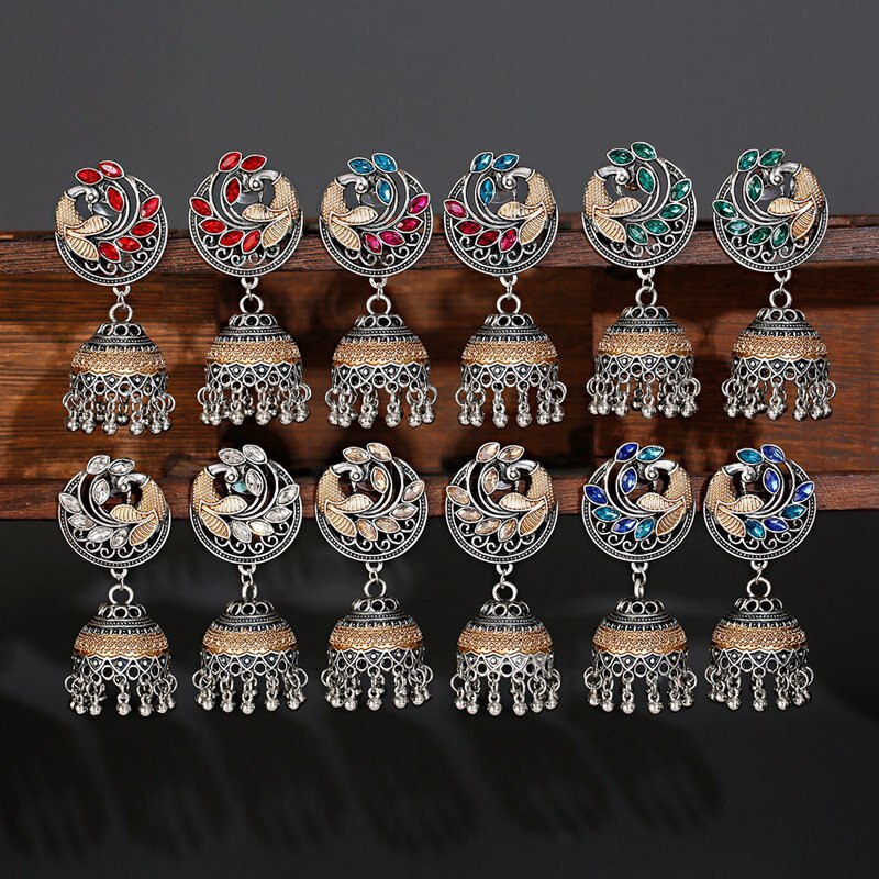 Vintage-Silver-Color-Rhinestone-Peacock-Flower-Alloy-Bollywood-Oxidized-Earrings-For-Women-Ethnic-Ta-1005002836155324-2