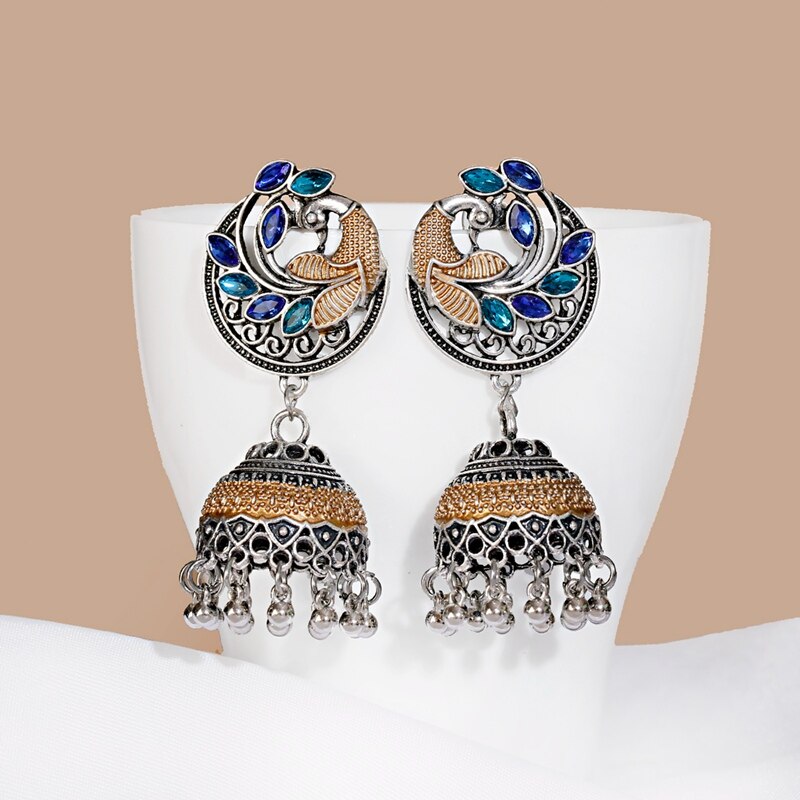 Vintage-Silver-Color-Rhinestone-Peacock-Flower-Alloy-Bollywood-Oxidized-Earrings-For-Women-Ethnic-Ta-1005002836155324-7