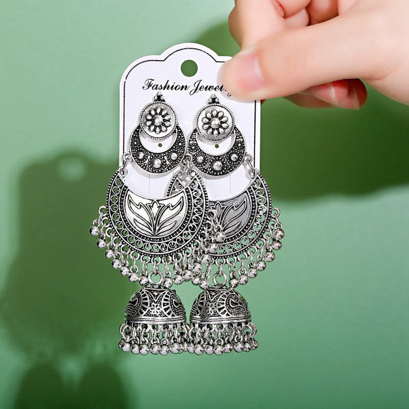 Vintage-Silver-Color-Sector-Flower-Bollywood-Oxidized-Earrings-For-Women-Boho-Ethnic-Bells-Tassel-Da-3256802416987195-2