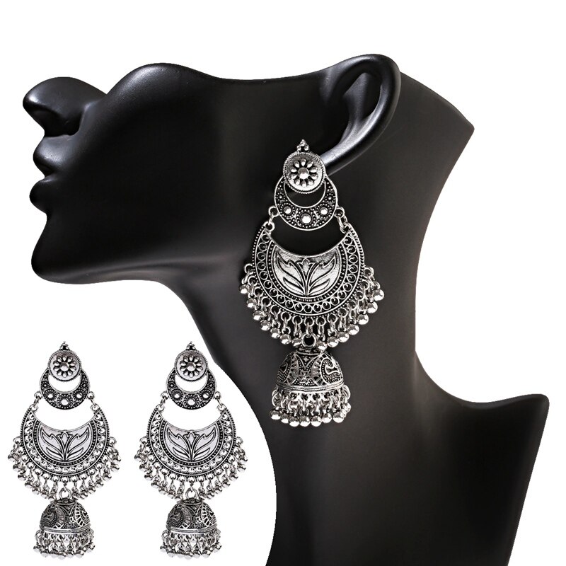 Vintage-Silver-Color-Sector-Flower-Bollywood-Oxidized-Earrings-For-Women-Boho-Ethnic-Bells-Tassel-Da-3256802416987195-7