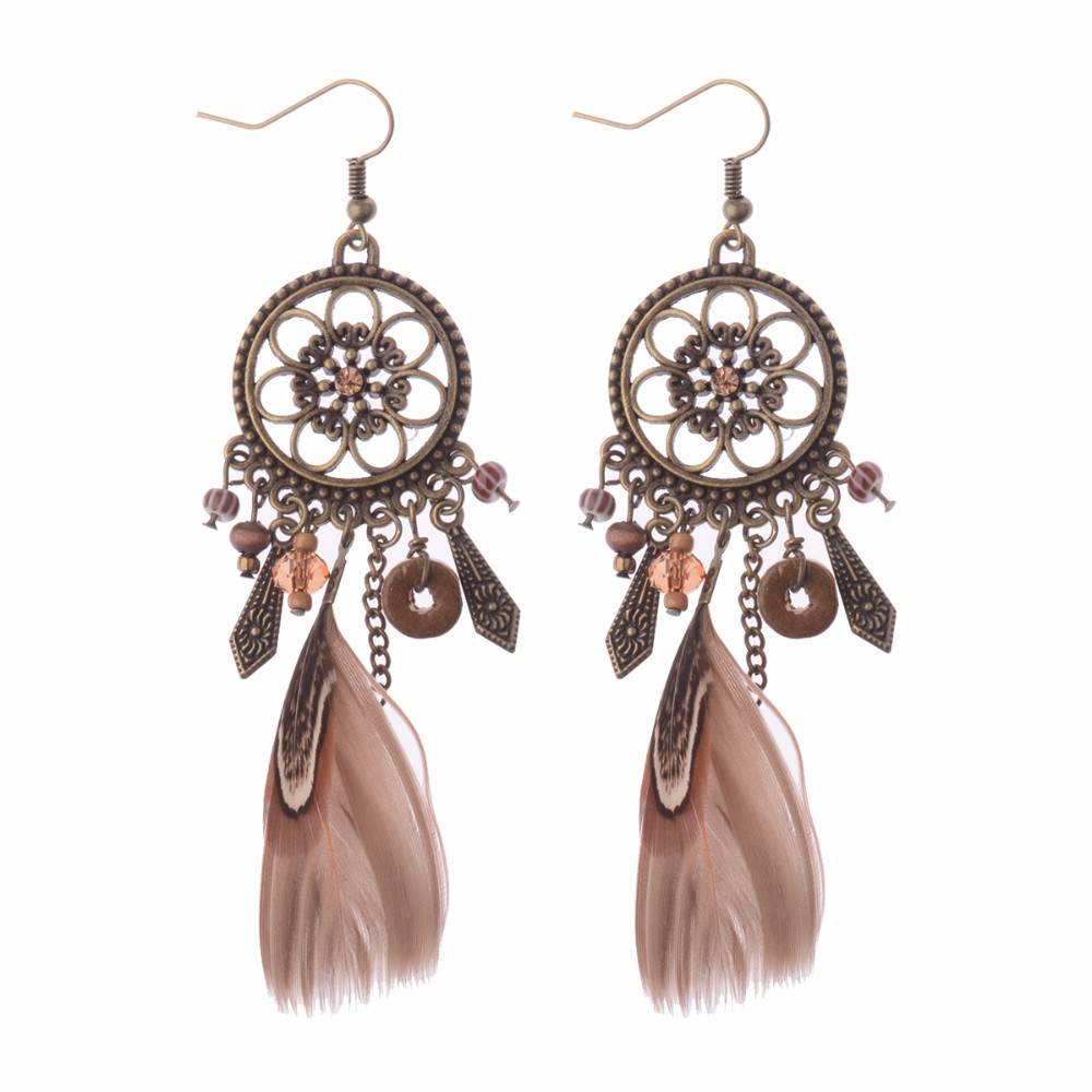 Amader-Retro-Dreamcatcher-Shaped-Feather-Pendant-Round-Earrings-For-Women-Ethnic-Style-Feather-Earri-32786387239-2