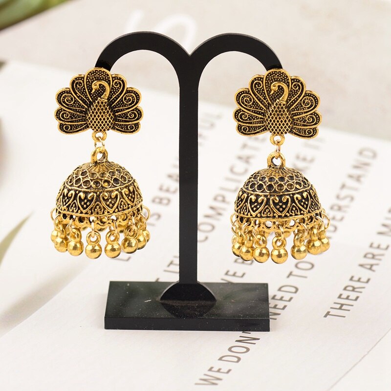 Antique-Boho-India-Ethnic-Jhumka-Dangle-Drop-Earrings-For-Women-Bird-Shape-Tassel-Female-Earrings-Ha-33011602733-3