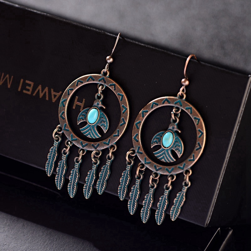 Bohemian-Ethnic-Earrings-For-Women-Vintage-Carved-Alloy-Turquoises-Leaf-Carved-Long-Dangle-Earrings--1005001499013323-3