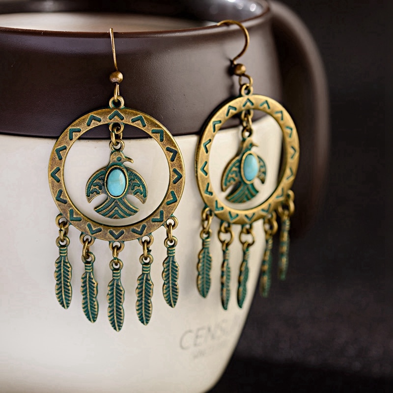 Bohemian-Ethnic-Earrings-For-Women-Vintage-Carved-Alloy-Turquoises-Leaf-Carved-Long-Dangle-Earrings--1005001499013323-5