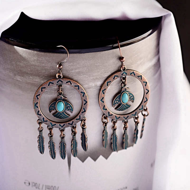 Bohemian-Ethnic-Earrings-For-Women-Vintage-Carved-Alloy-Turquoises-Leaf-Carved-Long-Dangle-Earrings--1005001499013323-6