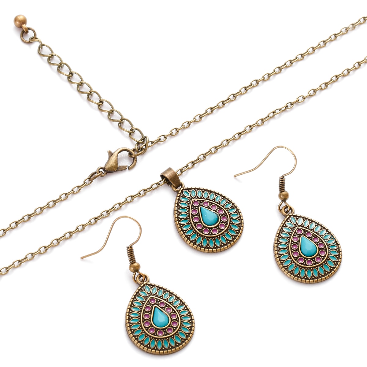Boho-Beads-Jewelry-Set-Bijoux-Water-Drop-Earring-Necklace-Set-Bridal-Wedding-Jewelry-Hangers-Turquoi-1005004504616004-6