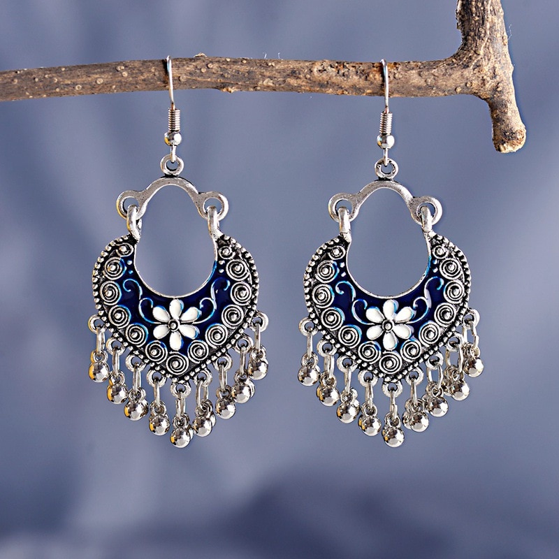Boho-Gypsy-Tassel-Indian-Drop-Earrings-2020-Women-Orecchini-Jewelry-Ladies-Retro-Blue-Flower-Silver--4000199890850-3