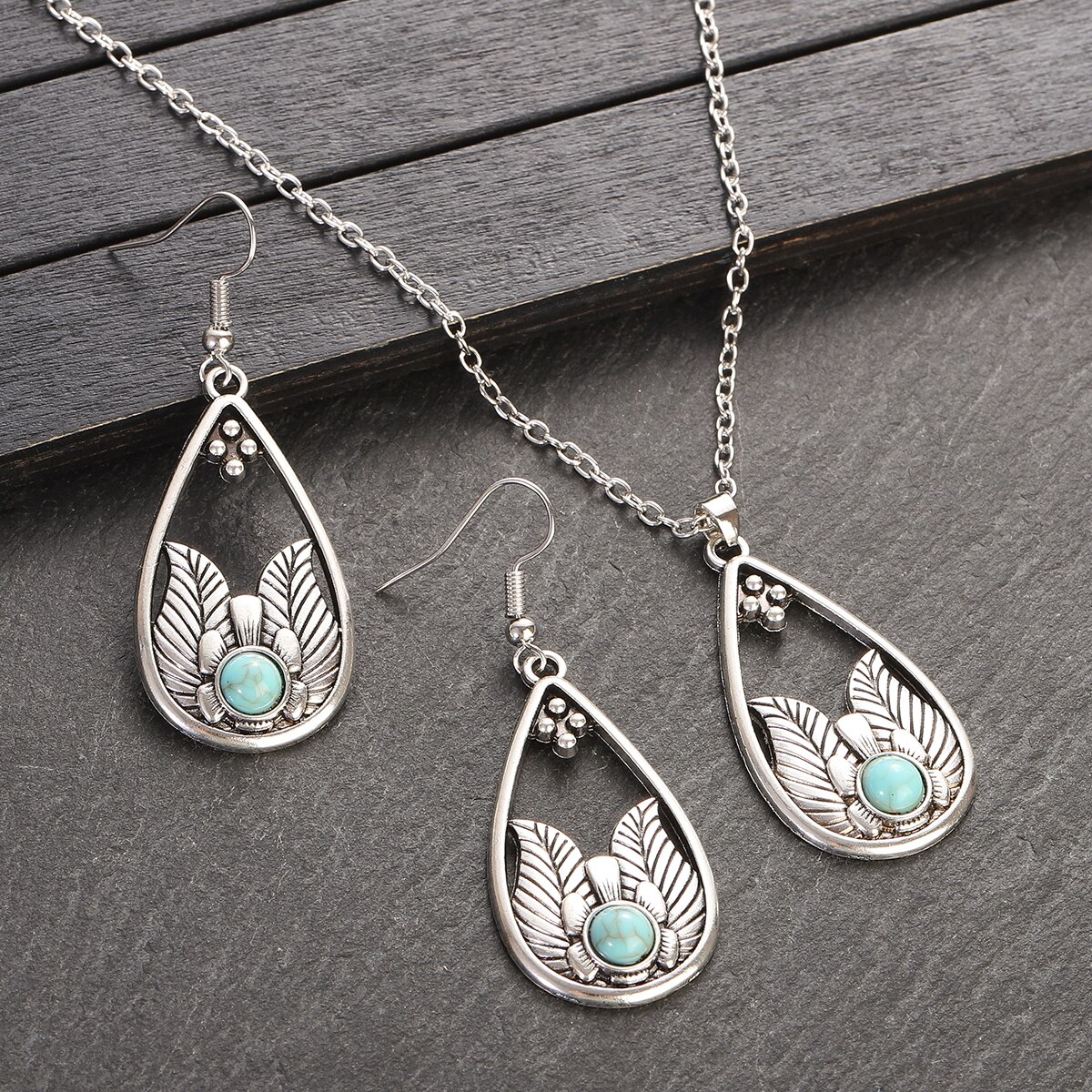 Classic-Ethnic-Silver-Color-Water-Drop-Jewelry-Sets-Ladies-Bohemia-Colorful-Flowers-Pendant-Necklace-1005004920943652-2