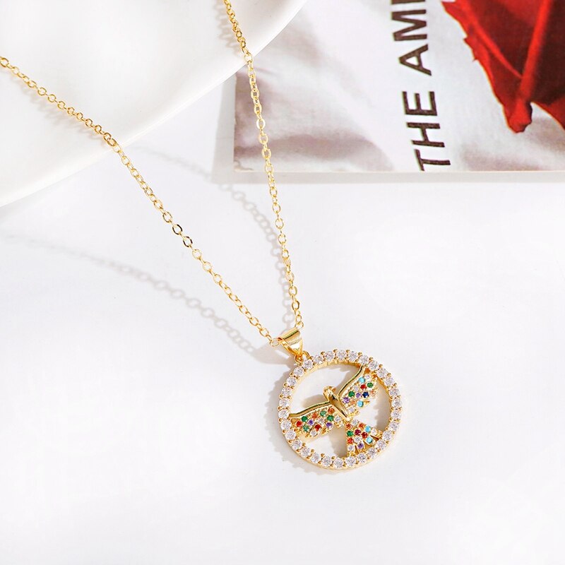 Classic-Gold-Color-Cross-Crystal-Pendants-Chain-Necklaces-Fashion-Jewelry-Shiny-Zirconia-Choker-moon-4000866764364-5