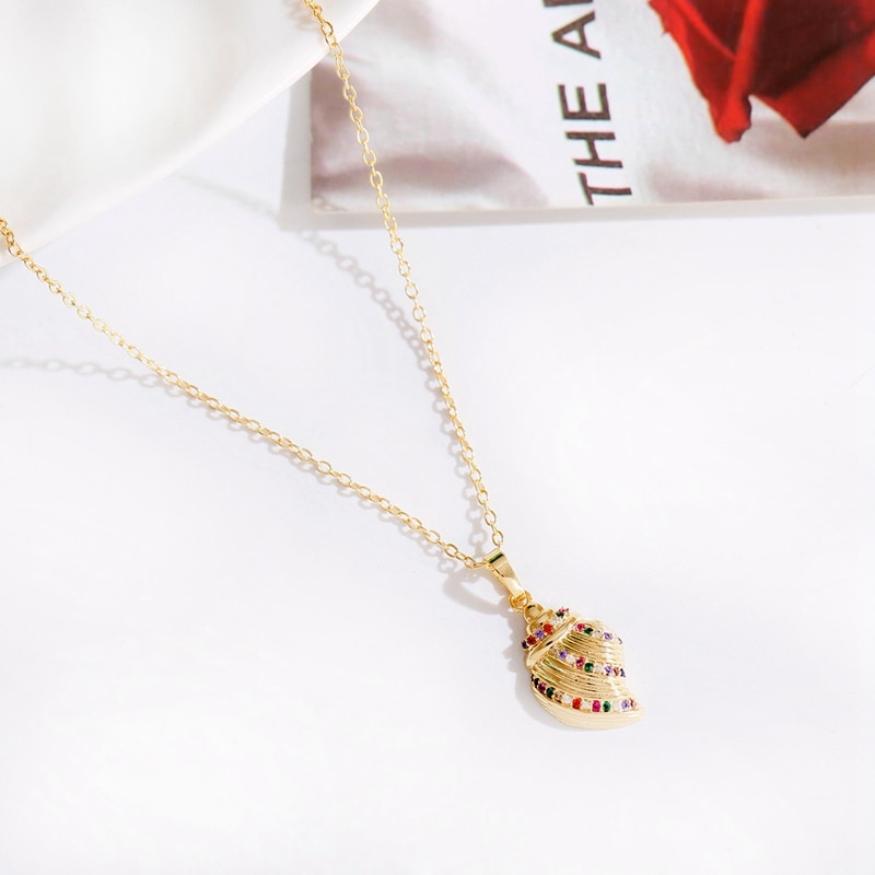 Classic-Gold-Color-Cross-Crystal-Pendants-Chain-Necklaces-Fashion-Jewelry-Shiny-Zirconia-Choker-moon-4000866764364-8
