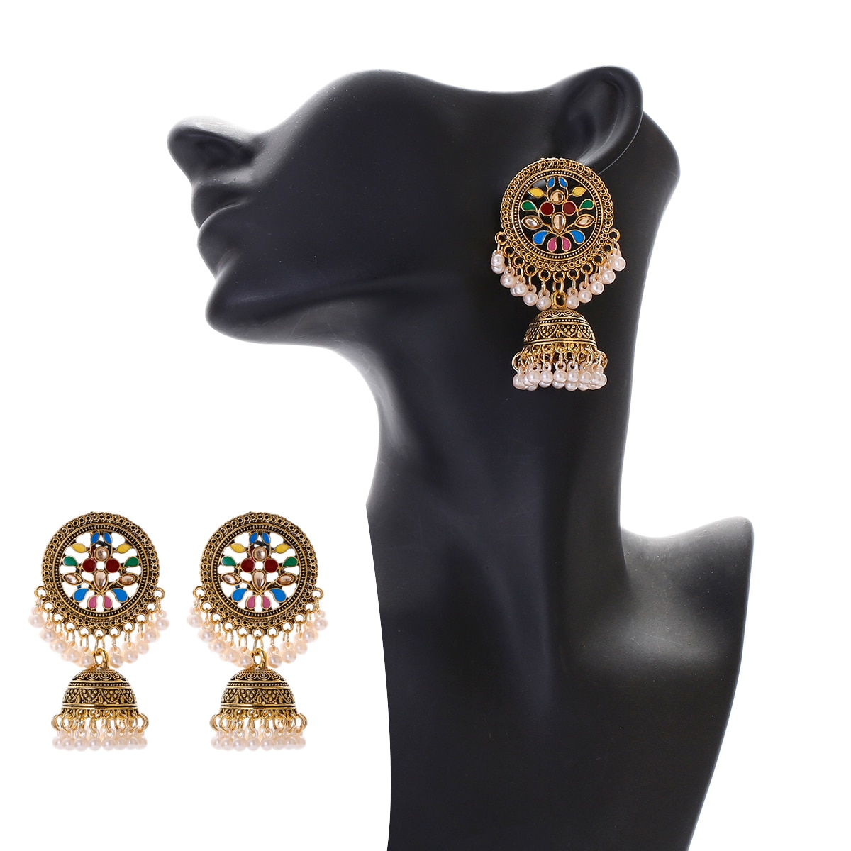 Classic-Round-Flower-India-EarringRing-Set-Women39s-Wedding-Jewelry-Hangers-Pearl-Beads-Jhumka-Earri-1005004392055409-7