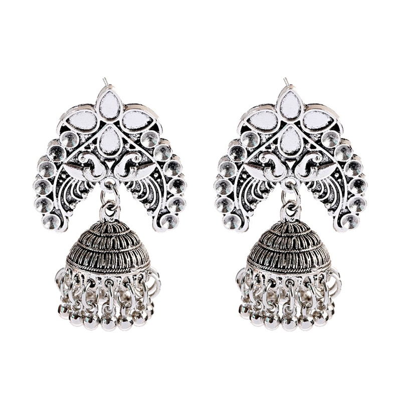 Classic-Three-Bells-Long-Indian-Ladies-Earrings-Tibetan-Jewelry-Orecchini-Etnici-Vintage-Silver-Colo-4000337716443-7