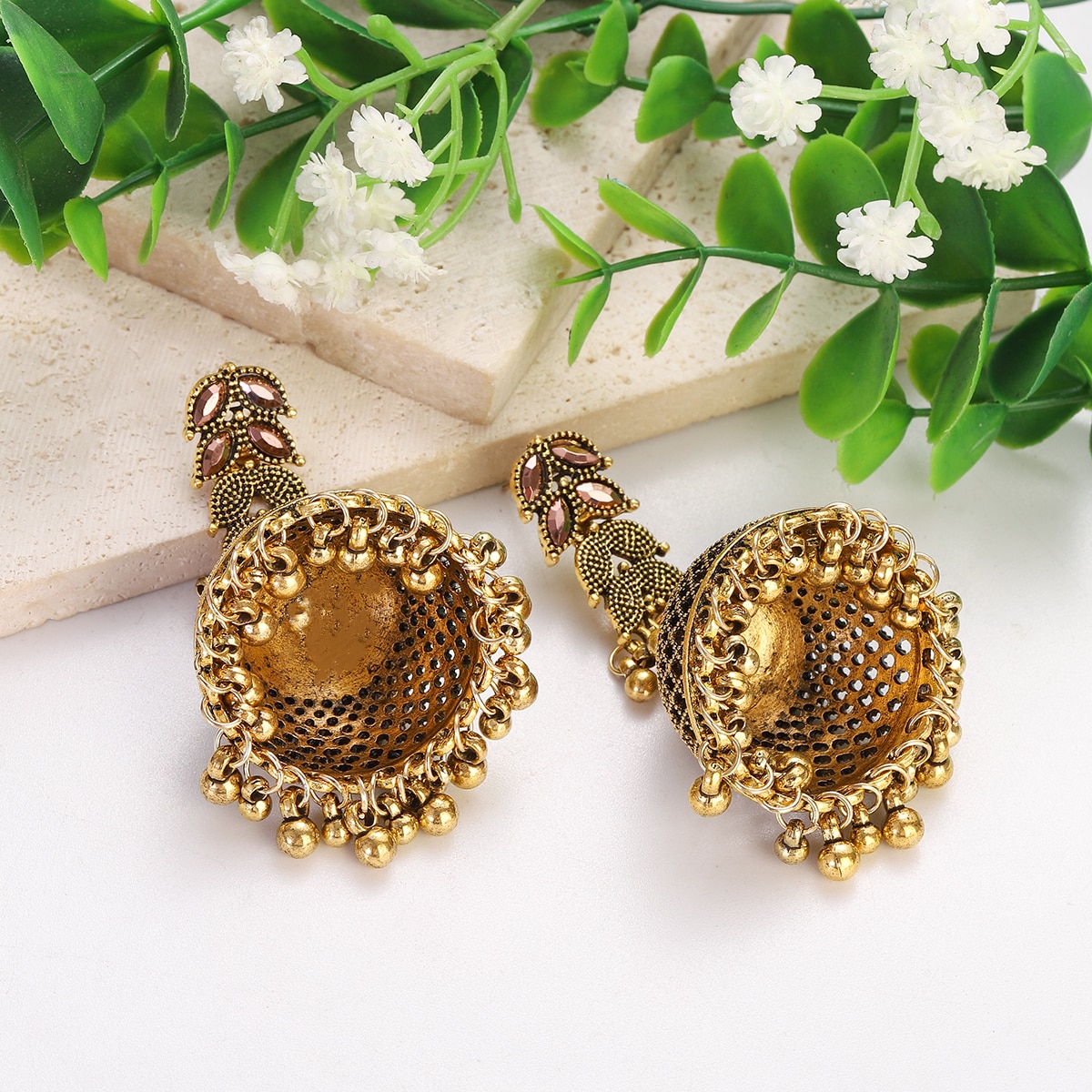 Ethnic-Big-Gold-Color-Indian-Jhumka-Earrings-For-Women-Pendient-Retro-Bells-Tibetan-Earrings-Oorbell-1005004736828927-3