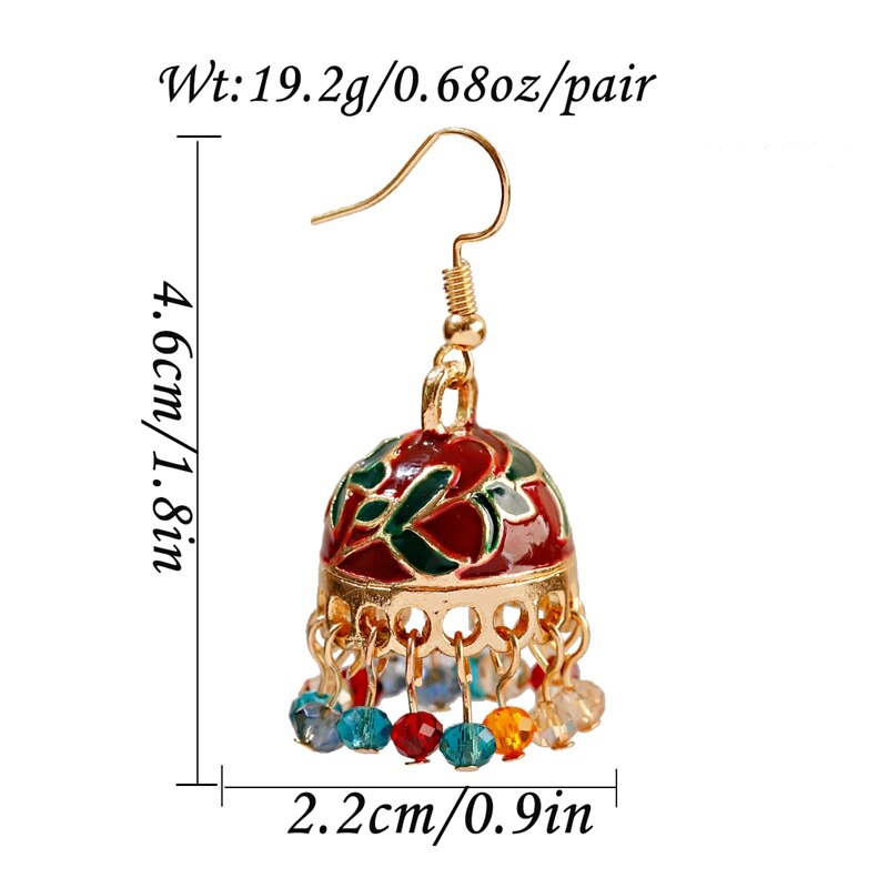 Ethnic-Colorful-Beads-Tassel-Gold-Color-Jhumka-Earrings-Womens-Ethnic-Vintage-Flower-Bollywood-Oxidi-2255801152237949-8