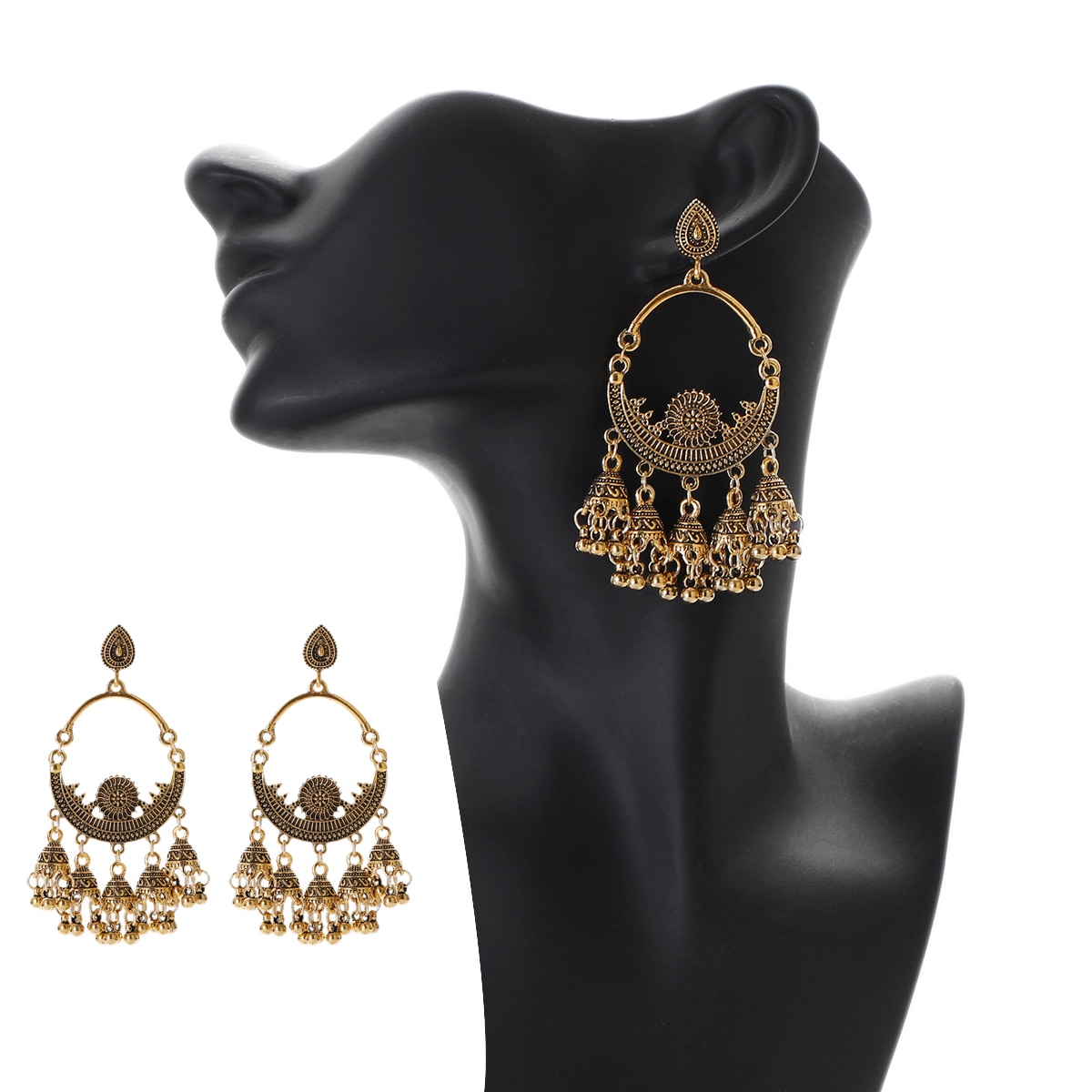 Ethnic-Silver-Color-Carved-EarringNecklace-Set-For-Women-Bijoux-Wedding-Jewelry-Hangers-Jhumka-Earri-1005004265753780-7