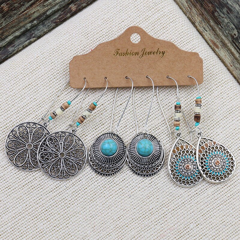 Ethnic-Silver-Color-Earrings-Set-Summer-Vintage-Blue-Stone-Beads-Tassel-Earrings-For-Women-Boho-Earr-2255800642747701-4
