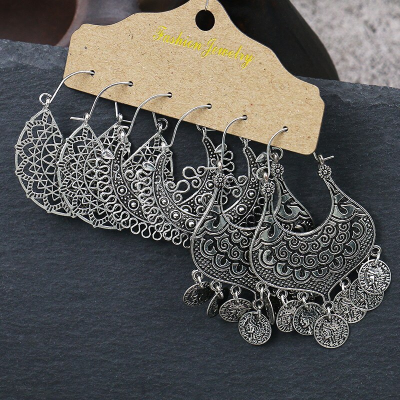 Ethnic-Silver-Color-Earrings-Set-Summer-Vintage-Blue-Stone-Beads-Tassel-Earrings-For-Women-Boho-Earr-2255800642747701-5