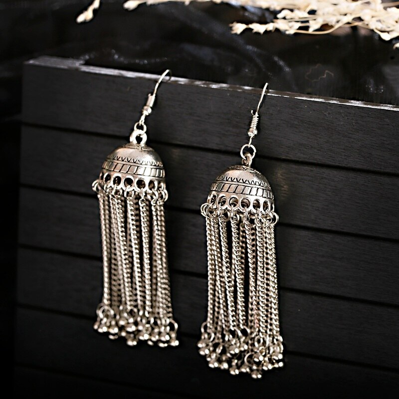 Ethnic-Silver-Color-Long-Tassel-Indian-Jhumka-Earrings-For-Women-Bell-Gypsy-Drop-Earrings-Tibetan-Ea-4000384699386-4