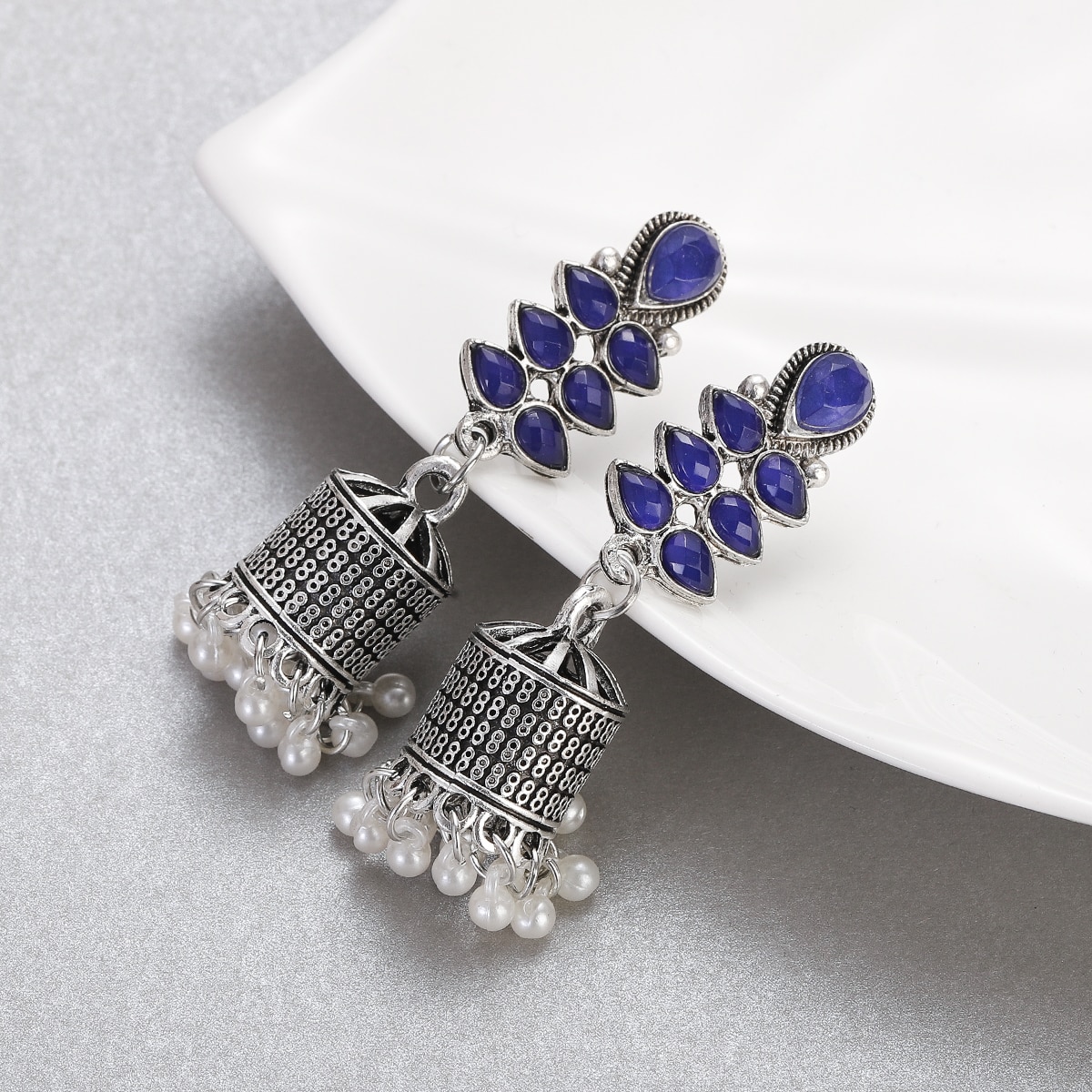 Ethnic-Vintage-Blue-CZ-Dangle-Earrings-Women-Pendient-Rerto-Gyspy-Silver-Color-Bell-Tassel-Earring-J-1005004921245664-2