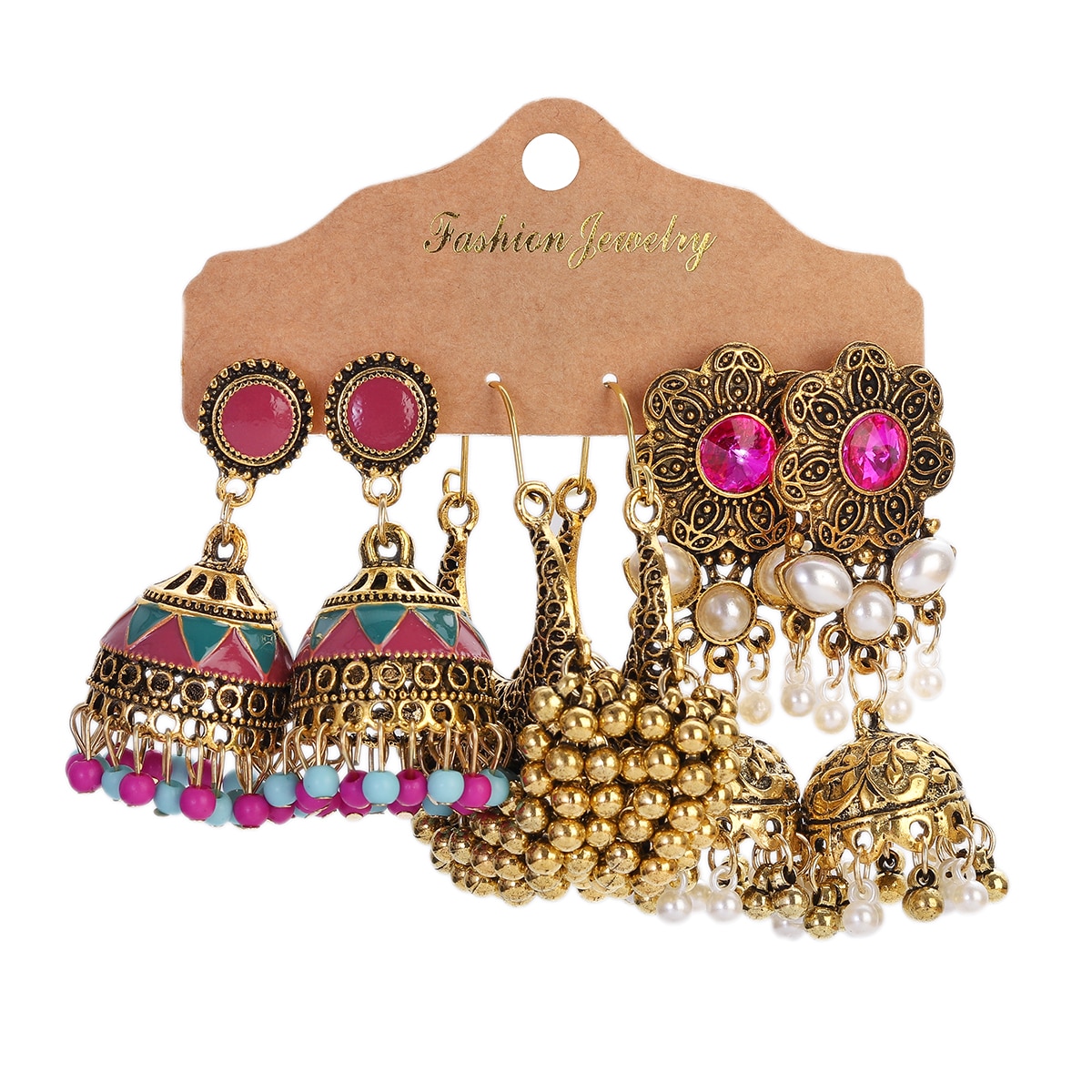 Ethnic-Vintage-Flower-Tassel-Earrings-Set-for-Women-Luxury-Zircon-Pearl-Geometric-Drop-Earring-Jewel-1005004992036558-3