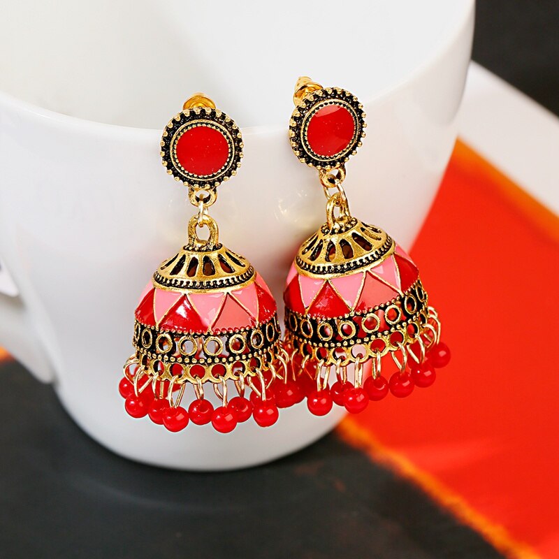 Indian-Style-Blue-Geometric-Tassel-Jhumka-Earrings-Gypsy-Gold-Color-Earrings-Women-Ladies-Round-Bell-4000730381341-4